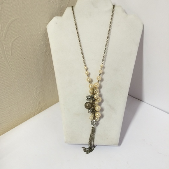 Long Vintage Statement Necklace - Picture 3 of 8